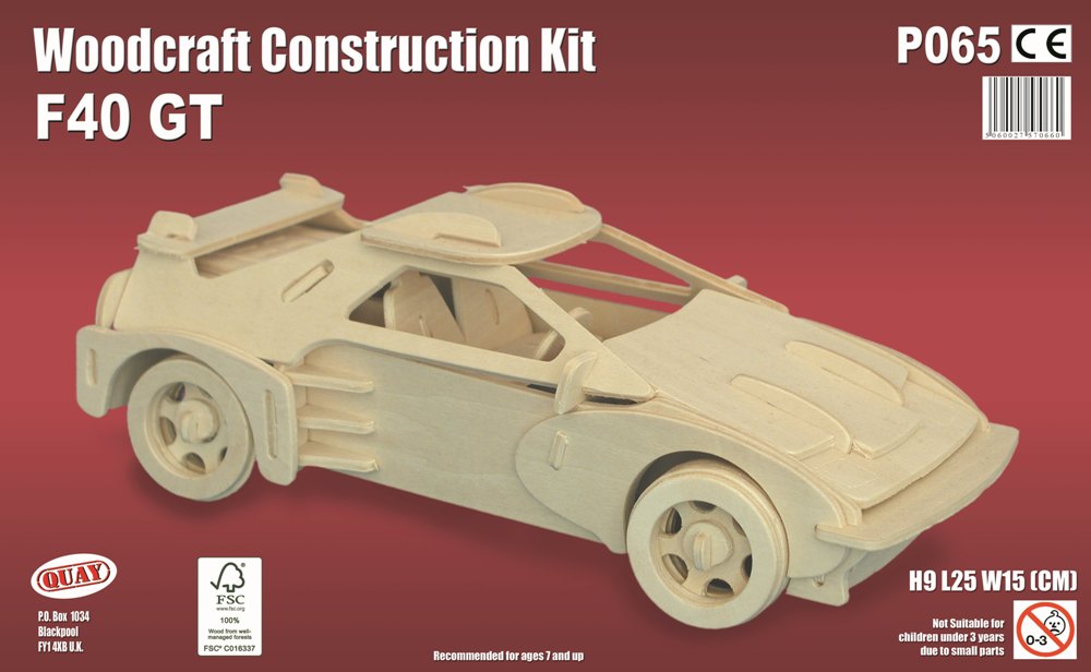 911 GT     QUAY Woodcraft Construction Kit FSC 